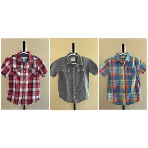 Mixed Brands Boy 3 pc Tops Bundle: Size 5-7
